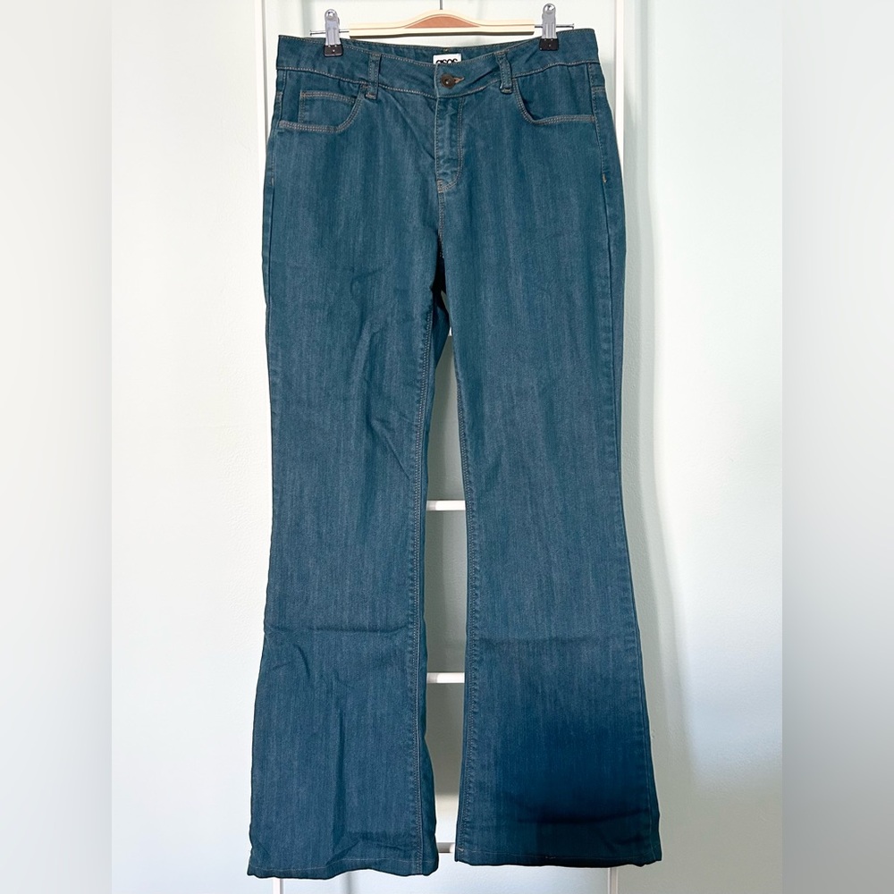 ASOS Vintage Wash Flare Jeans
